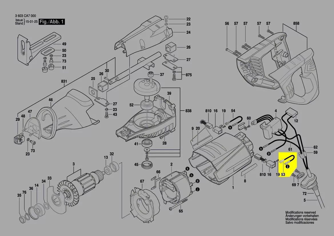 câble connexion réf. 1 619 PA3 997 Bosch